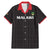 Custom Malawi Football Family Matching Mermaid Dress and Hawaiian Shirt Come On Flames - Black - Wonder Print Shop
