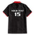 Custom Malawi Football Family Matching Off Shoulder Maxi Dress and Hawaiian Shirt Come On Flames - Black - Wonder Print Shop