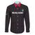 Custom Malawi Football Family Matching Off Shoulder Maxi Dress and Hawaiian Shirt Come On Flames - Black - Wonder Print Shop