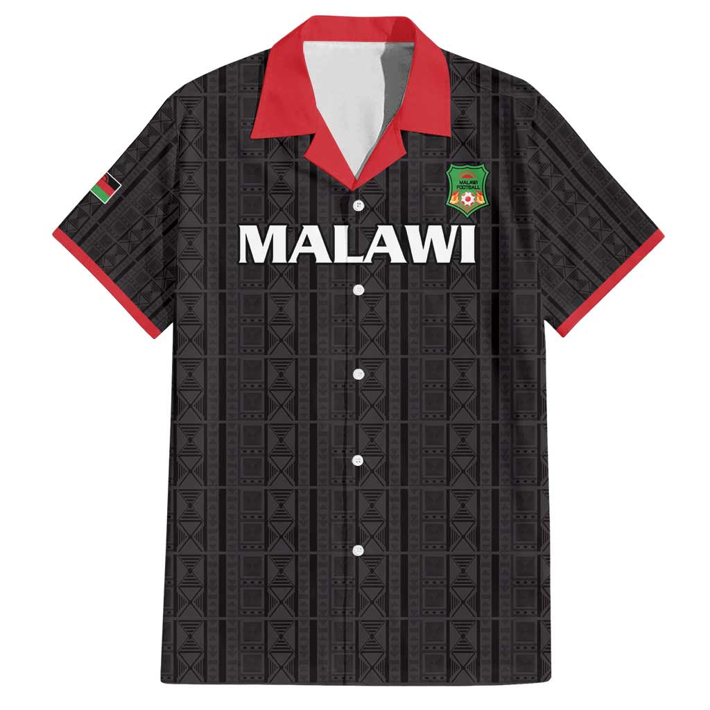 Custom Malawi Football Family Matching Puletasi and Hawaiian Shirt Come On Flames - Black - Wonder Print Shop