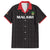 Custom Malawi Football Family Matching Puletasi and Hawaiian Shirt Come On Flames - Black - Wonder Print Shop