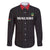 Custom Malawi Football Family Matching Short Sleeve Bodycon Dress and Hawaiian Shirt Come On Flames - Black - Wonder Print Shop