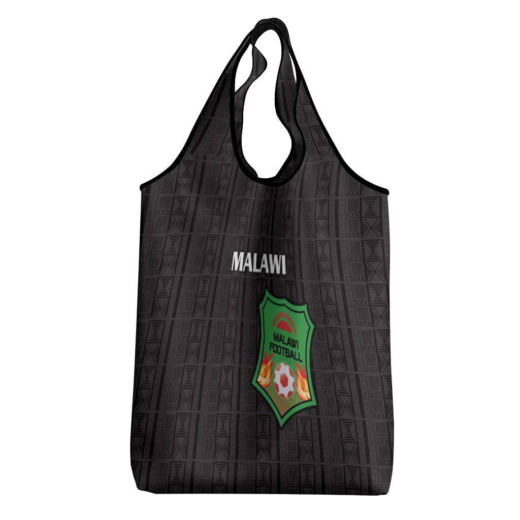 Malawi Football Grocery Bag Come On Flames - Black - Wonder Print Shop