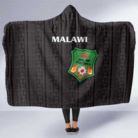 Malawi Football Hooded Blanket Come On Flames - Black - Wonder Print Shop
