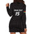 Custom Malawi Football Hoodie Dress Come On Flames - Black - Wonder Print Shop