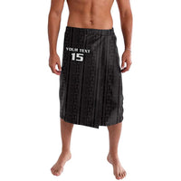 Custom Malawi Football Lavalava Come On Flames - Black - Wonder Print Shop