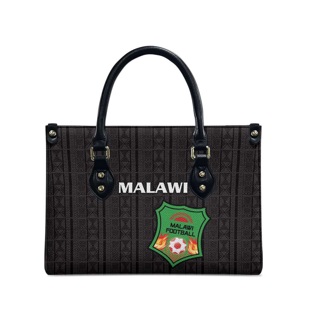Malawi Football Leather Bag Come On Flames - Black - Wonder Print Shop