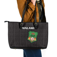Malawi Football Leather Tote Bag Come On Flames - Black - Wonder Print Shop