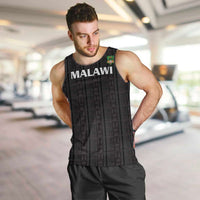 Custom Malawi Football Men Tank Top Come On Flames - Black - Wonder Print Shop