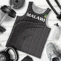 Custom Malawi Football Men Tank Top Come On Flames - Black - Wonder Print Shop