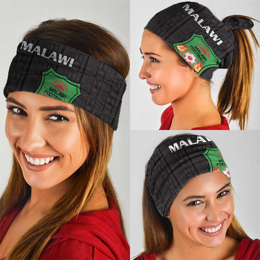Malawi Football Neck Gaiter Come On Flames - Black - Wonder Print Shop