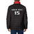 Custom Malawi Football Padded Jacket Come On Flames - Black - Wonder Print Shop