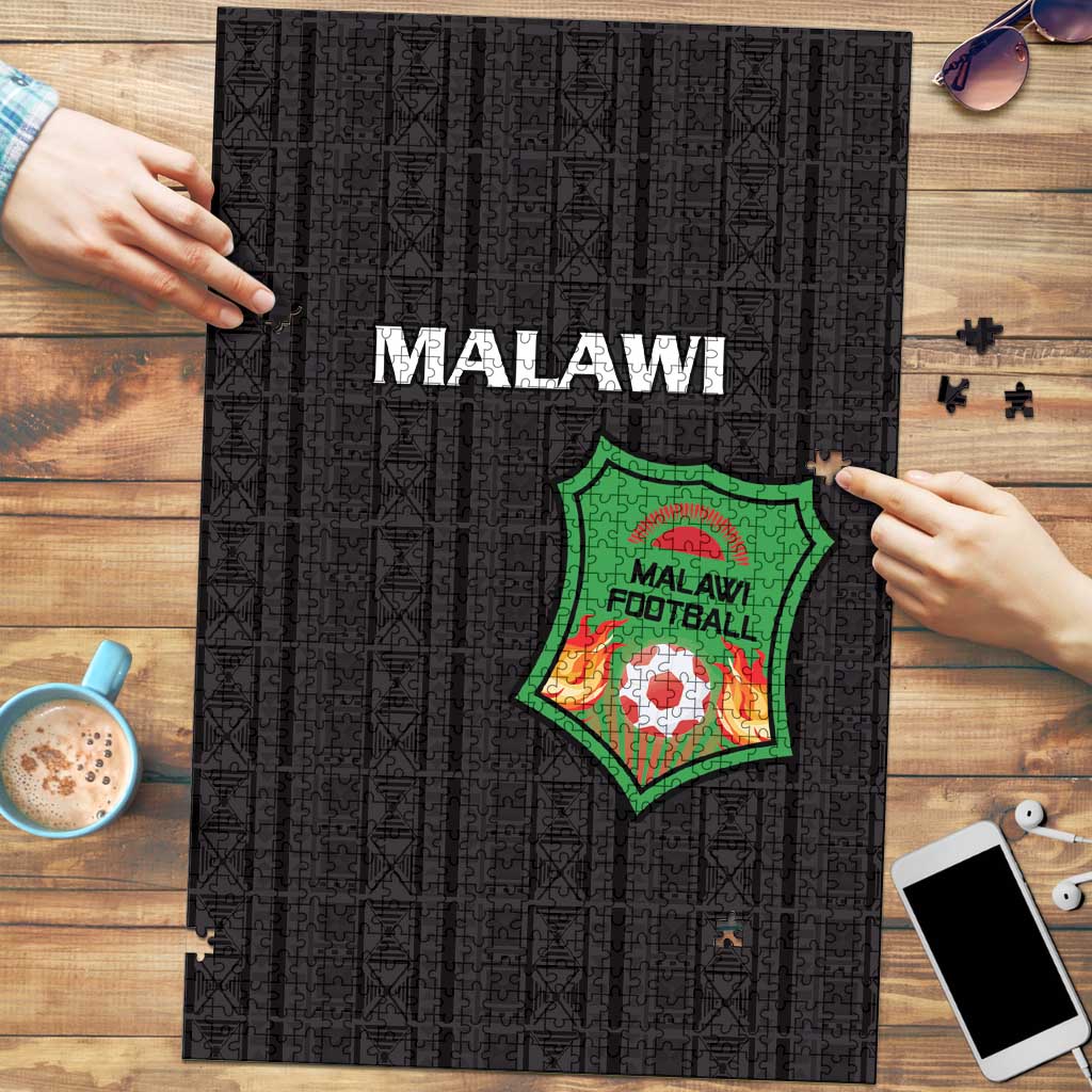 Malawi Football Puzzle Come On Flames - Black - Wonder Print Shop