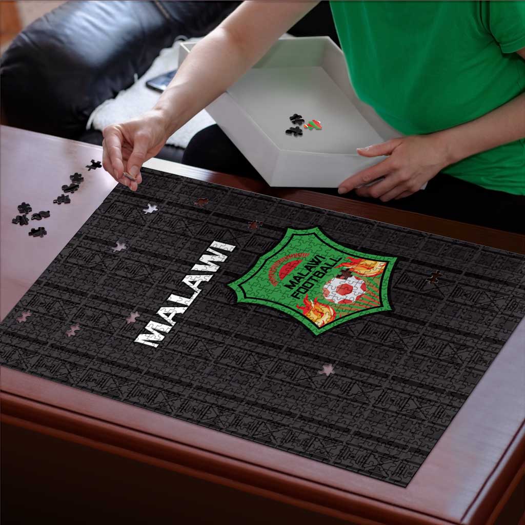 Malawi Football Puzzle Come On Flames - Black - Wonder Print Shop