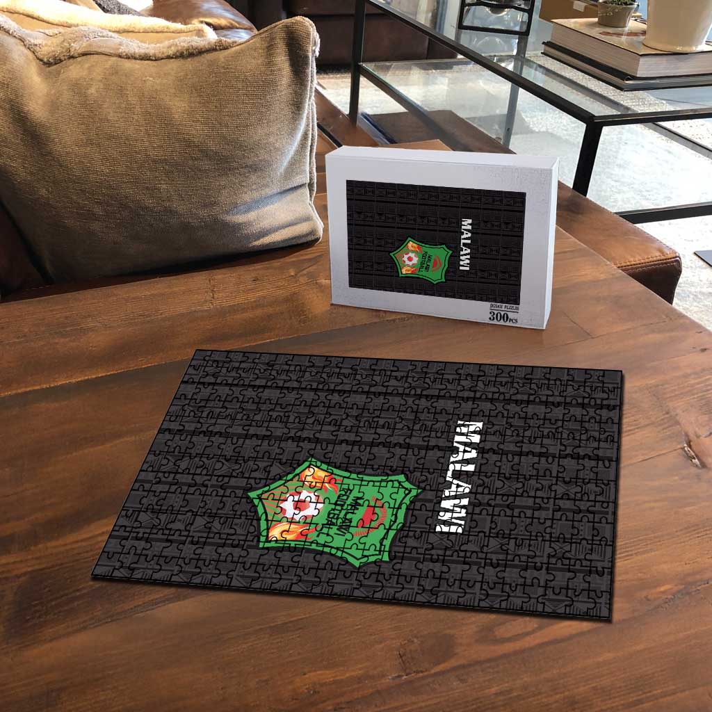 Malawi Football Puzzle Come On Flames - Black - Wonder Print Shop