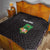 Malawi Football Quilt Come On Flames - Black - Wonder Print Shop