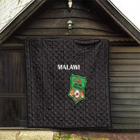 Malawi Football Quilt Come On Flames - Black - Wonder Print Shop