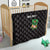 Malawi Football Quilt Come On Flames - Black - Wonder Print Shop