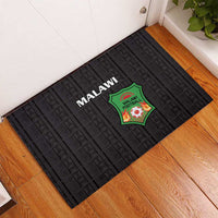 Malawi Football Rubber Doormat Come On Flames - Black - Wonder Print Shop