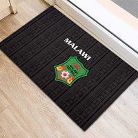 Malawi Football Rubber Doormat Come On Flames - Black - Wonder Print Shop