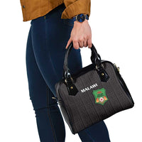 Malawi Football Shoulder Handbag Come On Flames - Black - Wonder Print Shop