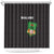 Malawi Football Shower Curtain Come On Flames - Black - Wonder Print Shop