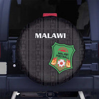 Malawi Football Spare Tire Cover Come On Flames - Black - Wonder Print Shop