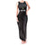 Custom Malawi Football Tank Maxi Dress Come On Flames - Black - Wonder Print Shop