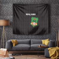 Malawi Football Tapestry Come On Flames - Black - Wonder Print Shop