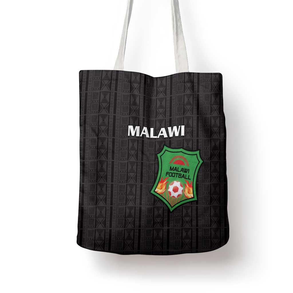 Malawi Football Tote Bag Come On Flames - Black - Wonder Print Shop