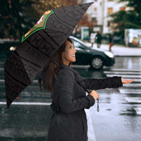 Malawi Football Umbrella Come On Flames - Black - Wonder Print Shop