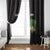 Malawi Football Window Curtain Come On Flames - Black - Wonder Print Shop