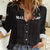 Custom Malawi Football Women Casual Shirt Come On Flames - Black - Wonder Print Shop