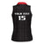 Custom Malawi Football Women Sleeveless Polo Shirt Come On Flames - Black - Wonder Print Shop