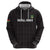 Custom Malawi Football Zip Hoodie Come On Flames - Black - Wonder Print Shop
