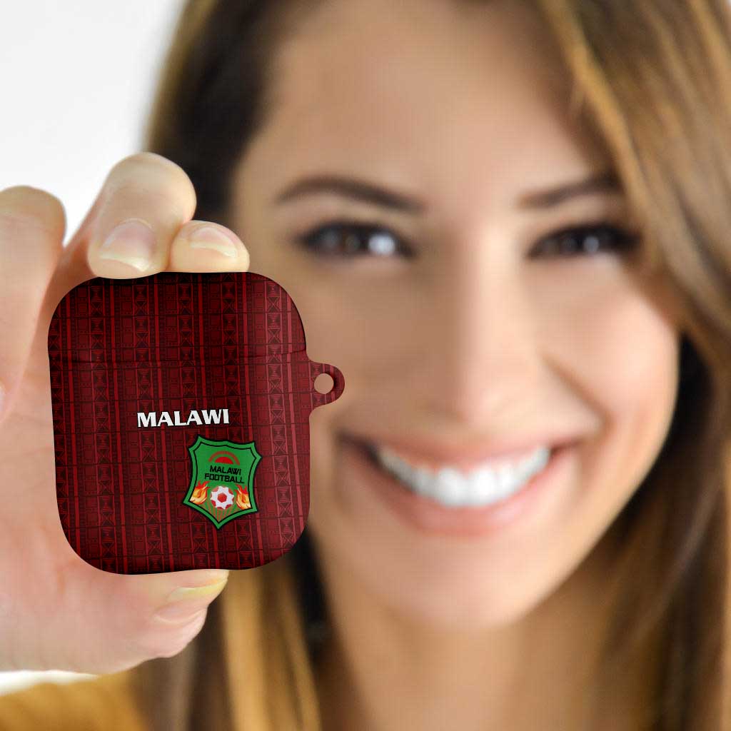 Malawi Football AirPods Case Come On Flames - Red - Wonder Print Shop