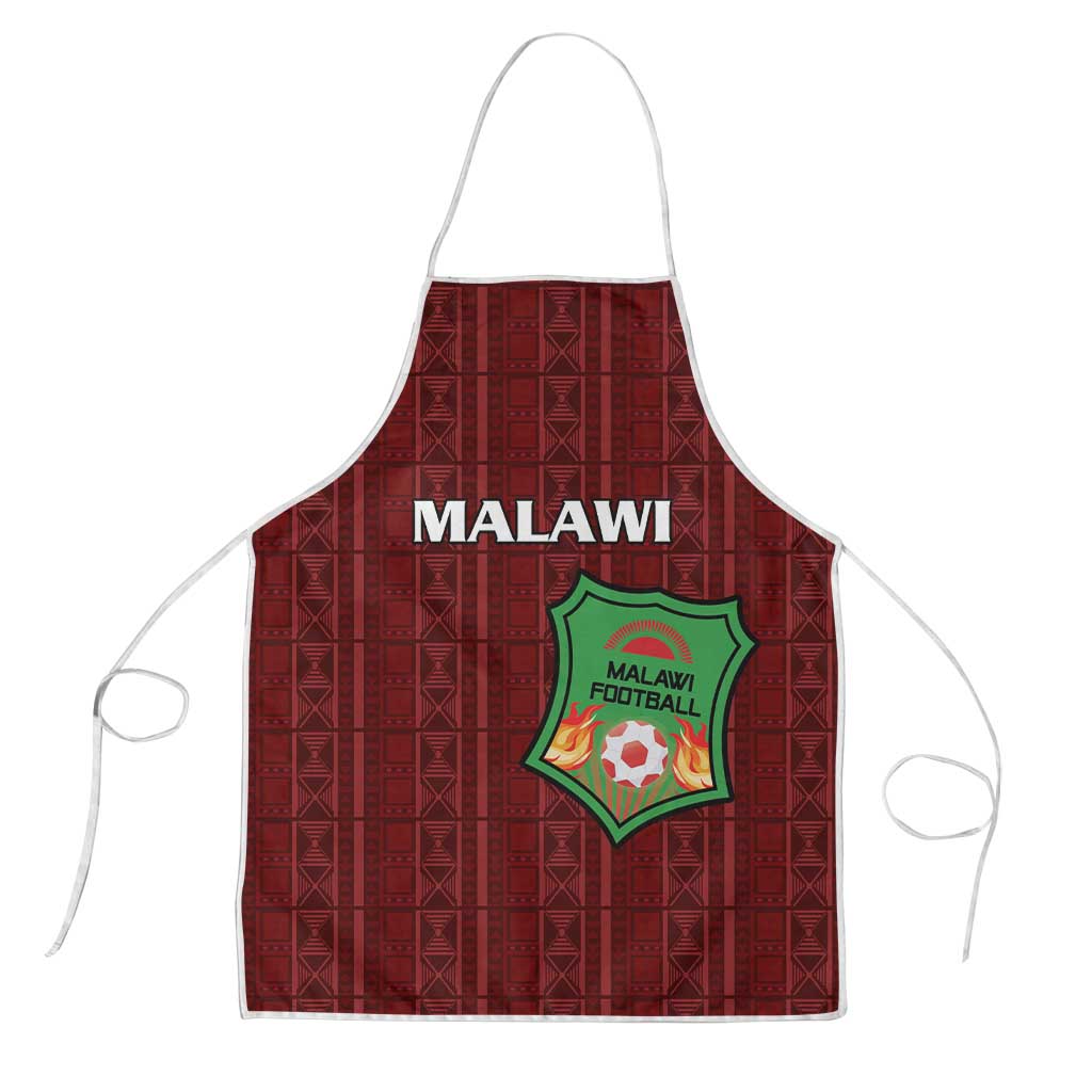 Malawi Football Apron Come On Flames - Red - Wonder Print Shop