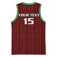 Custom Malawi Football Basketball Jersey Come On Flames - Red - Wonder Print Shop