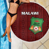 Malawi Football Beach Blanket Come On Flames - Red - Wonder Print Shop
