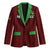 Custom Malawi Football Blazer Come On Flames - Red - Wonder Print Shop