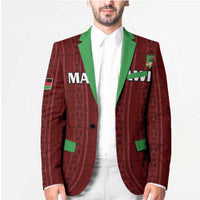 Custom Malawi Football Blazer Come On Flames - Red - Wonder Print Shop
