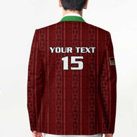 Custom Malawi Football Blazer Come On Flames - Red - Wonder Print Shop
