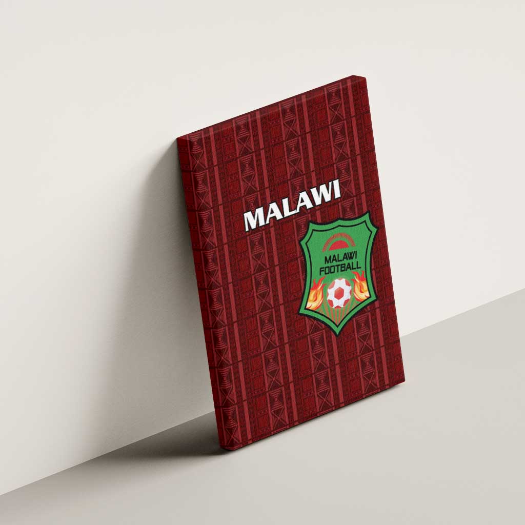 Malawi Football Canvas Wall Art Come On Flames - Red - Wonder Print Shop