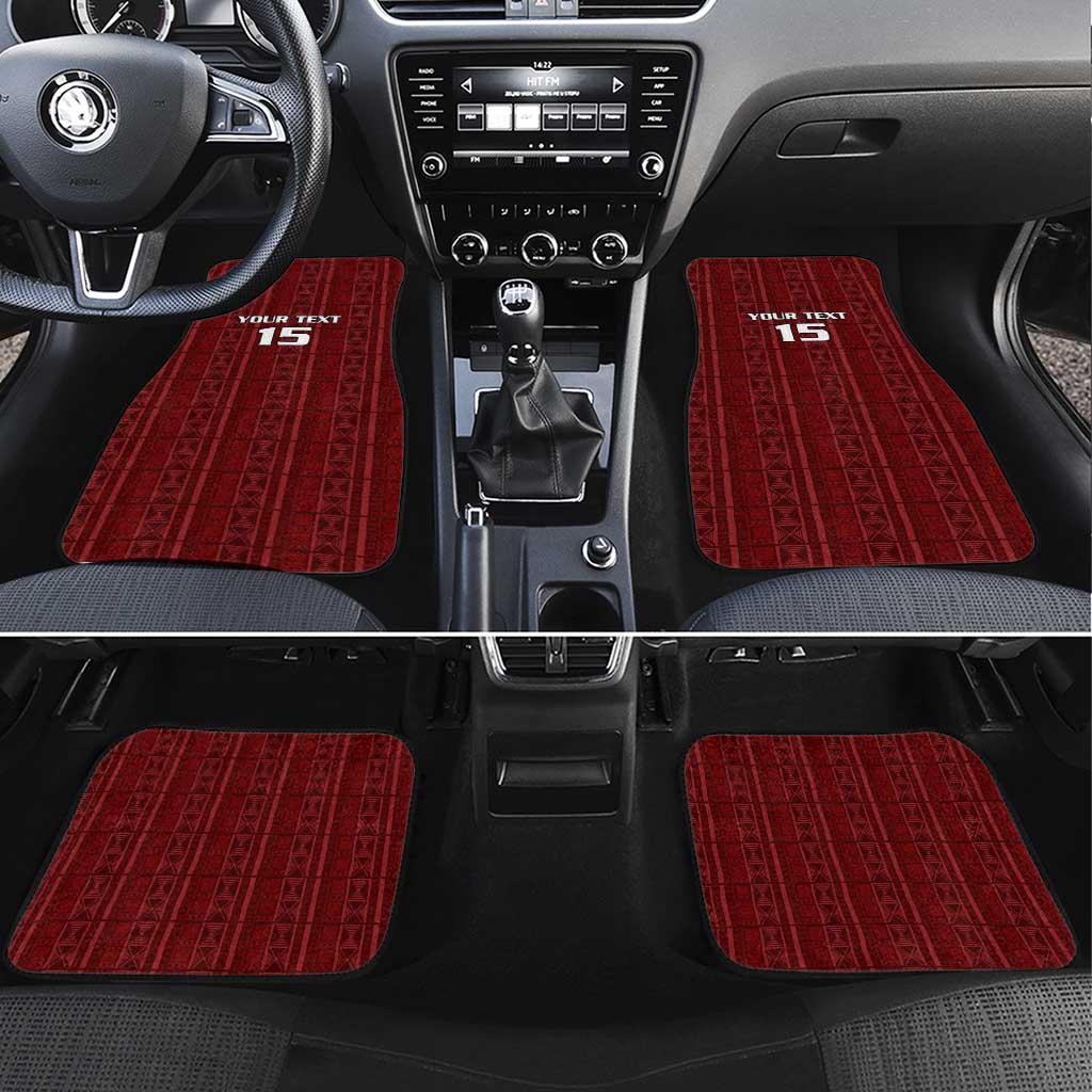 Malawi Football Car Mats Come On Flames - Red - Wonder Print Shop