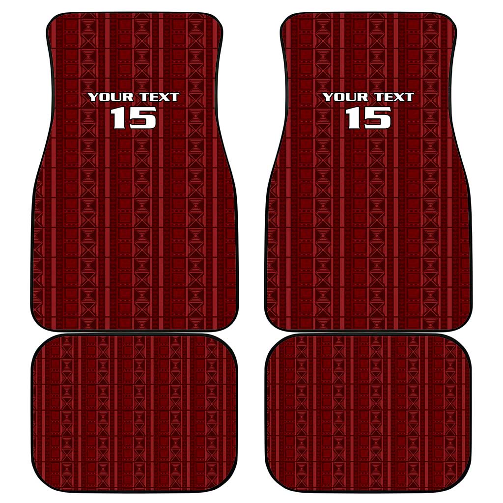 Malawi Football Car Mats Come On Flames - Red - Wonder Print Shop