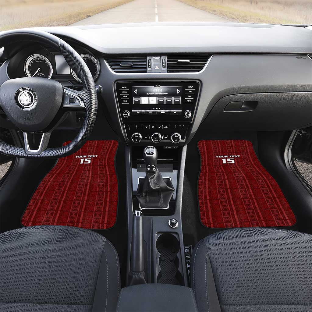 Malawi Football Car Mats Come On Flames - Red - Wonder Print Shop