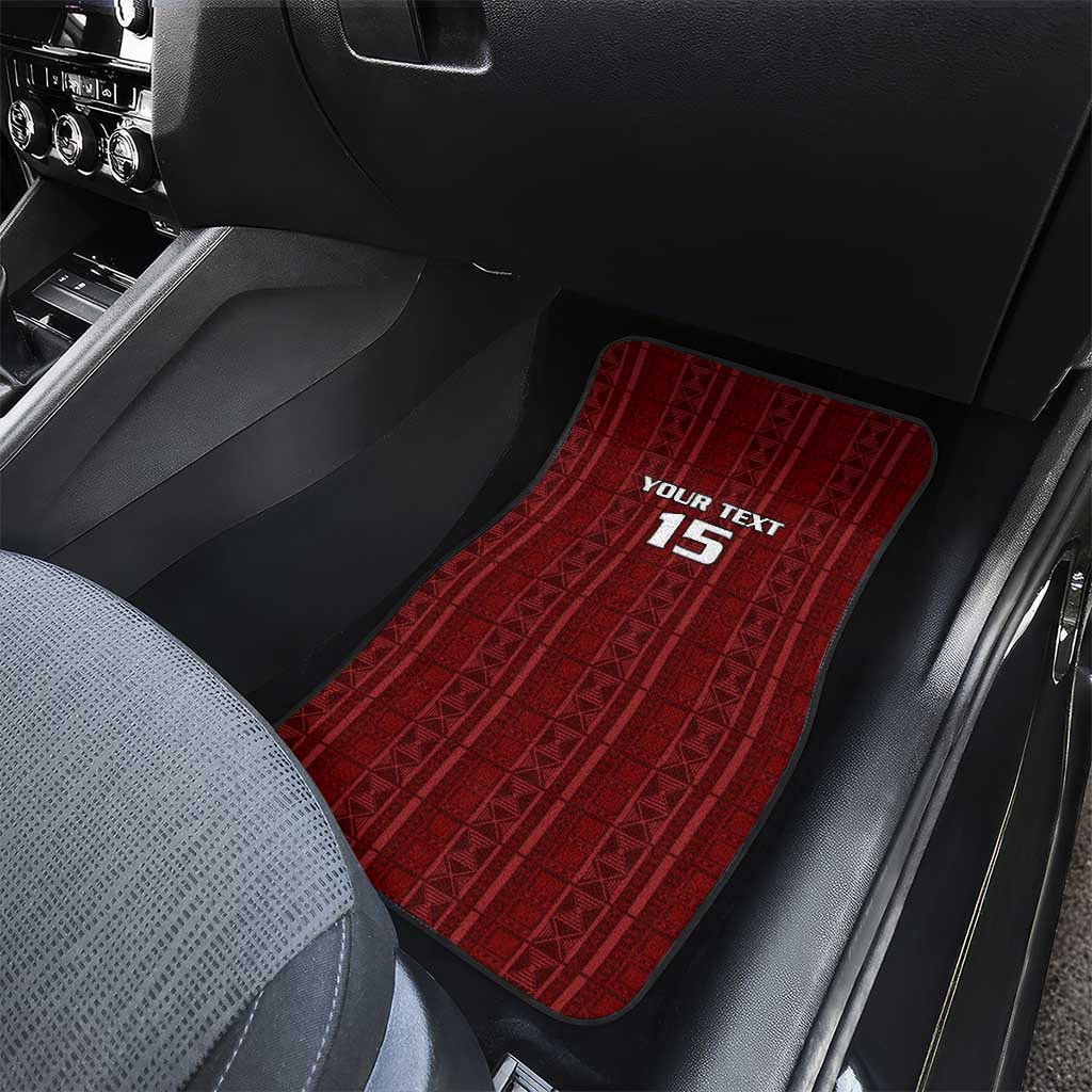 Malawi Football Car Mats Come On Flames - Red - Wonder Print Shop