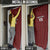 Custom Malawi Football Door Cover Come On Flames - Red - Wonder Print Shop