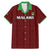 Custom Malawi Football Family Matching Mermaid Dress and Hawaiian Shirt Come On Flames - Red - Wonder Print Shop