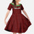 Custom Malawi Football Family Matching Off Shoulder Maxi Dress and Hawaiian Shirt Come On Flames - Red - Wonder Print Shop